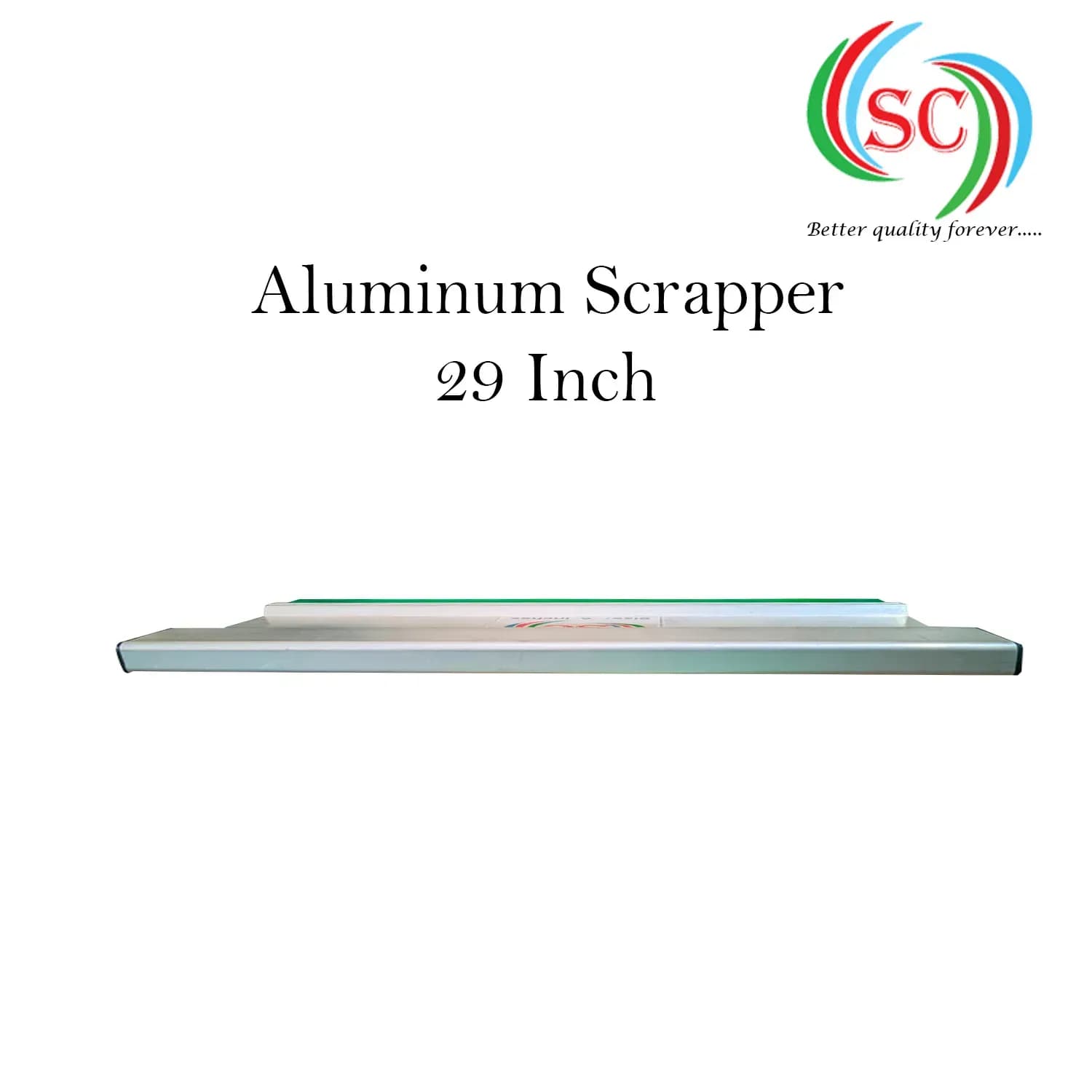 Aluminium Handle  with Premium Quality Squeeze Rubber | Screen Printing Tool for T-Shirt & Textile- 29 Inch thumbnail 3
