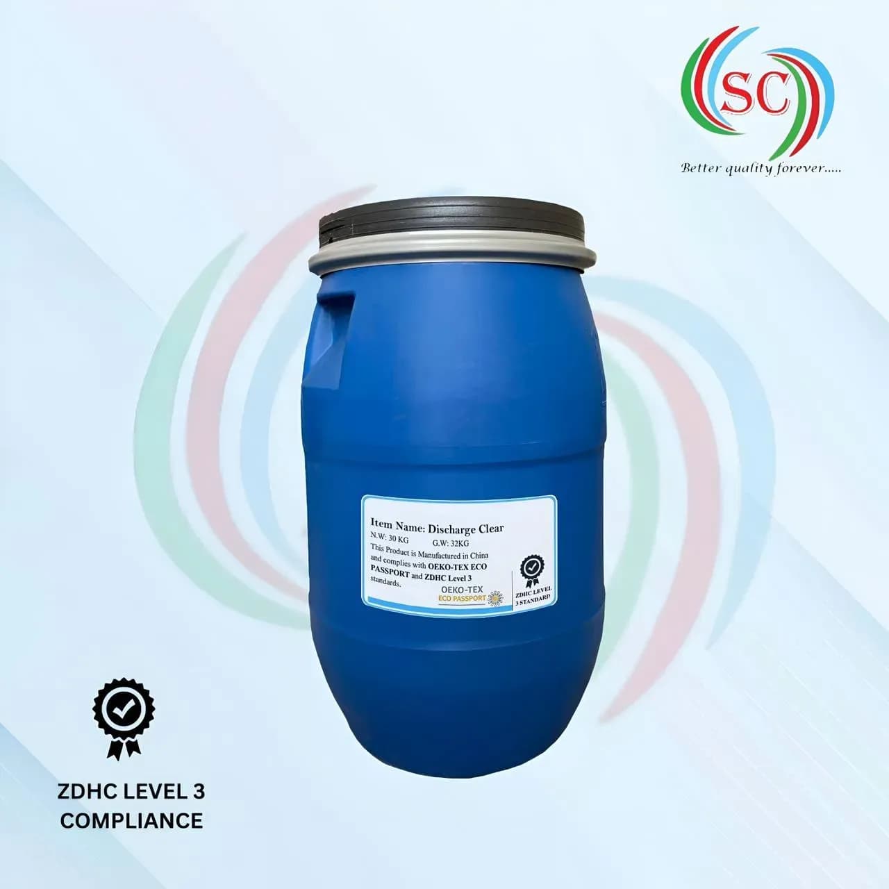 DISCHARGE CLEAR | Water-Based Discharge Printing Base for Textile Applications