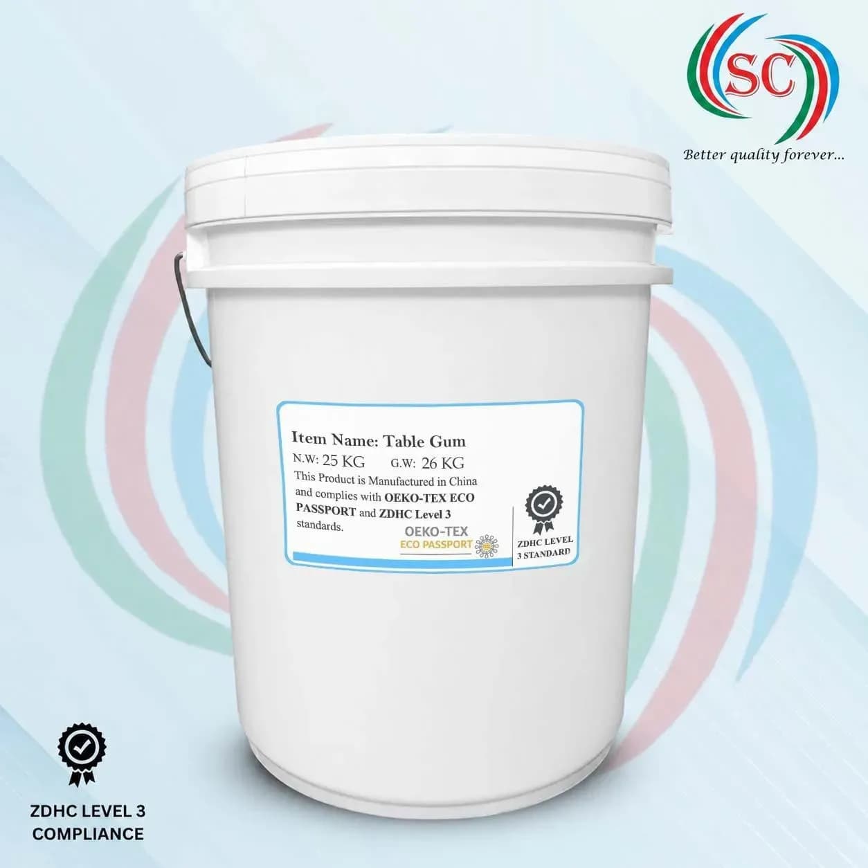 TABLE GLUE | High-Performance Textile Adhesive Emulsion for Printing Table Applications