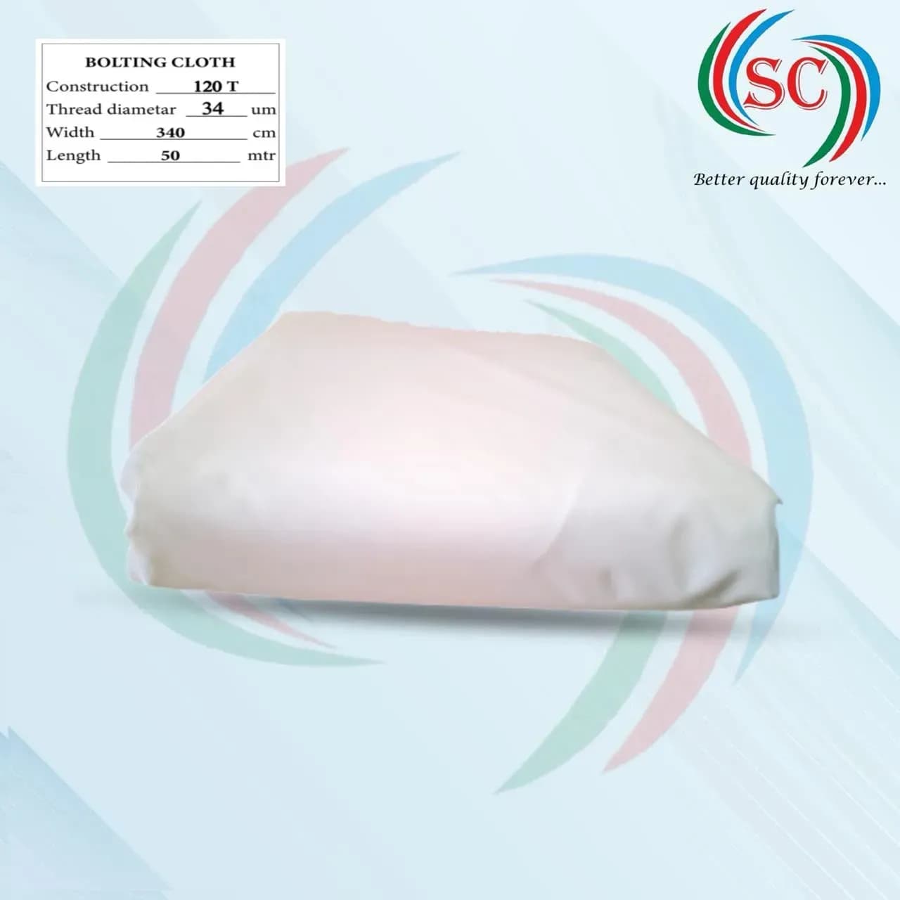 Mesh 120T (34um) Screen Printing Mesh Fabric – 340cm Width Polyester  Screen Mesh