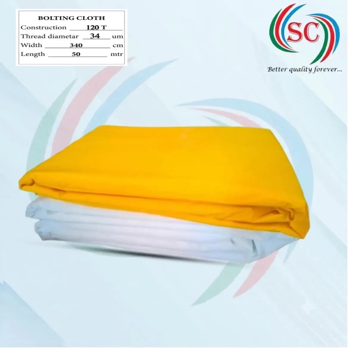 Mesh 120T (34um) Screen Printing Mesh Fabric – 340cm Width Polyester  Screen Mesh thumbnail 3