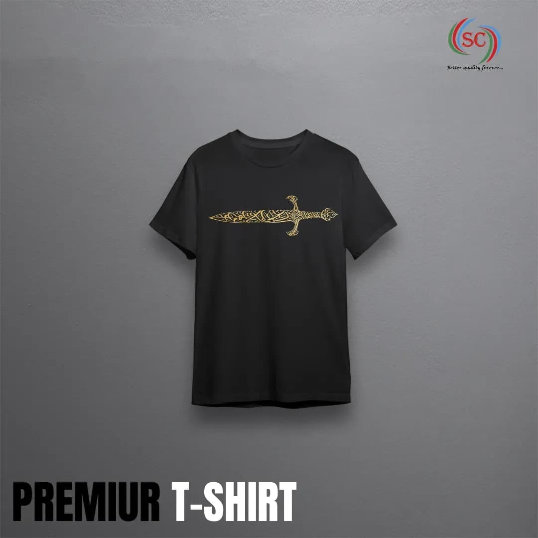 Premium Black Cotton T-Shirt – Classic Casual Wear for Men