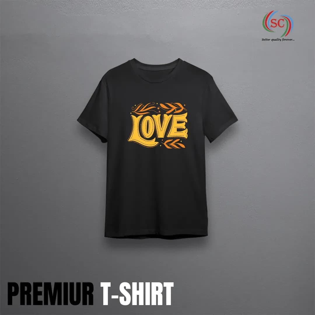 Men's Classic Black Cotton T-Shirt – Premium Casual Everyday Wear